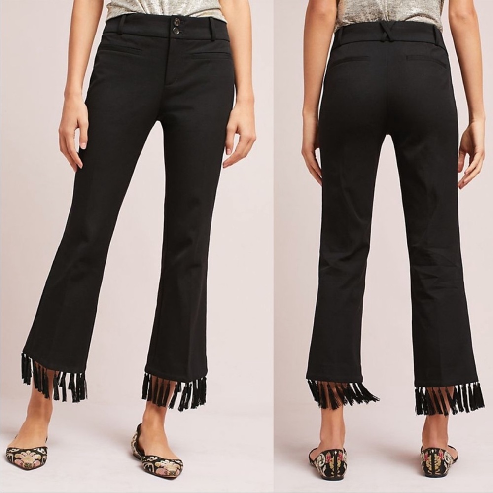 NWT Anthropologie Fringe Trousers
